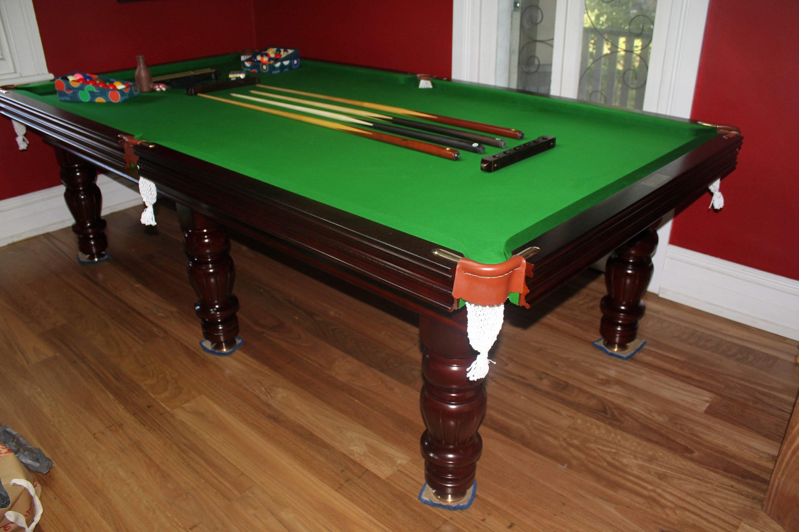 billiard tables